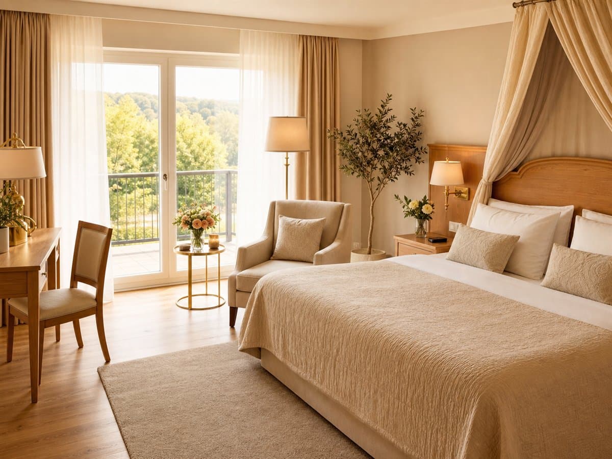 Komfort-Doppelzimmer im Hotel Luma